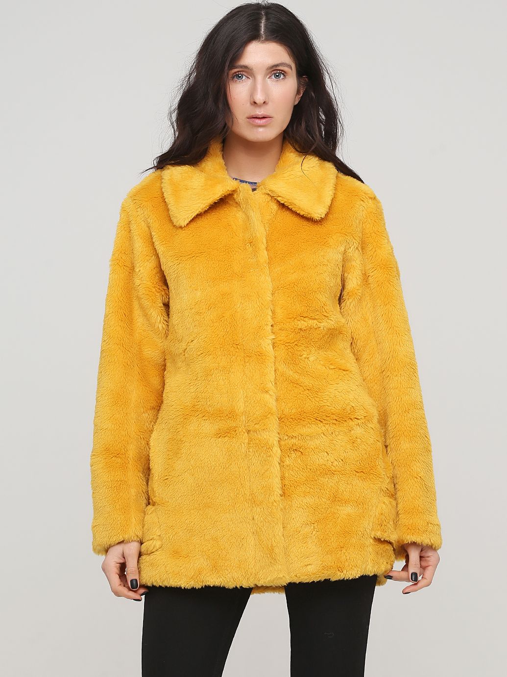 

Полушубок Monki 240203s78 S Желтый