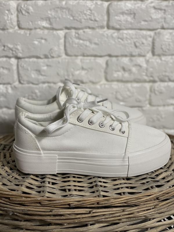 

Кеды текстильные на платформе Even&Odd 38 белый