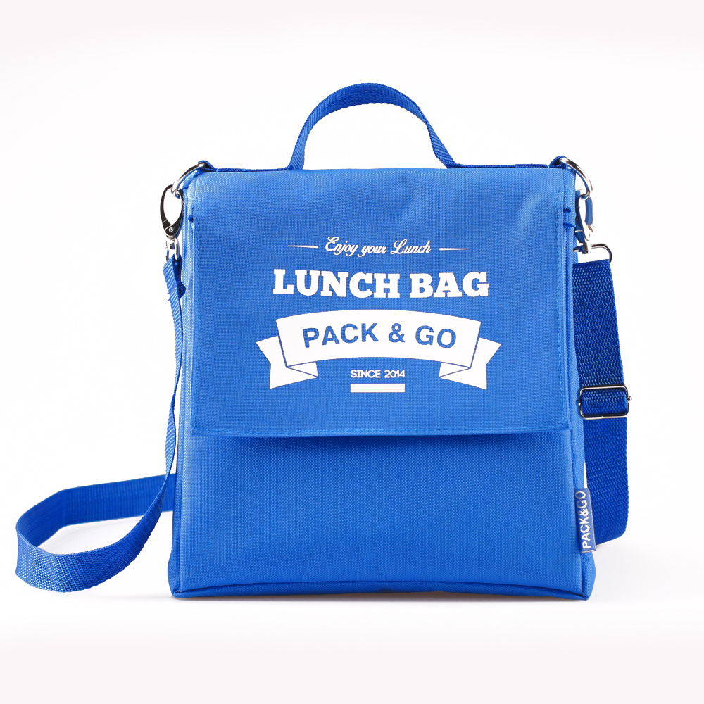 

Термосумка Lunch Bag (Ланч Бег) Pack and Go "Lunch Bag L+" голубой (LB104)