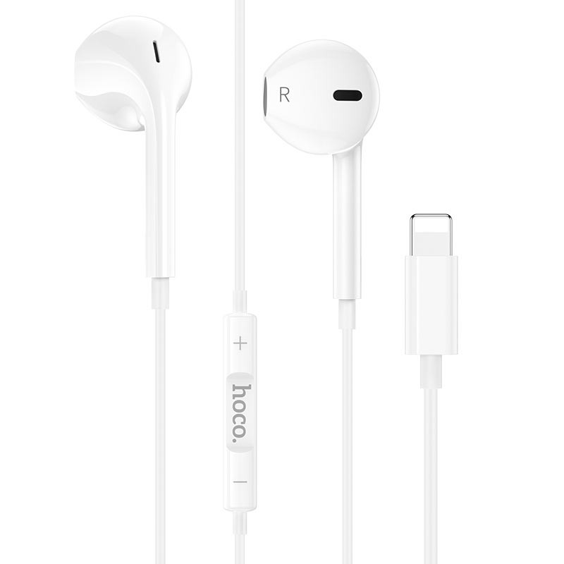 

Стерео Наушники Hoco M80 Lightning Белый (163215)