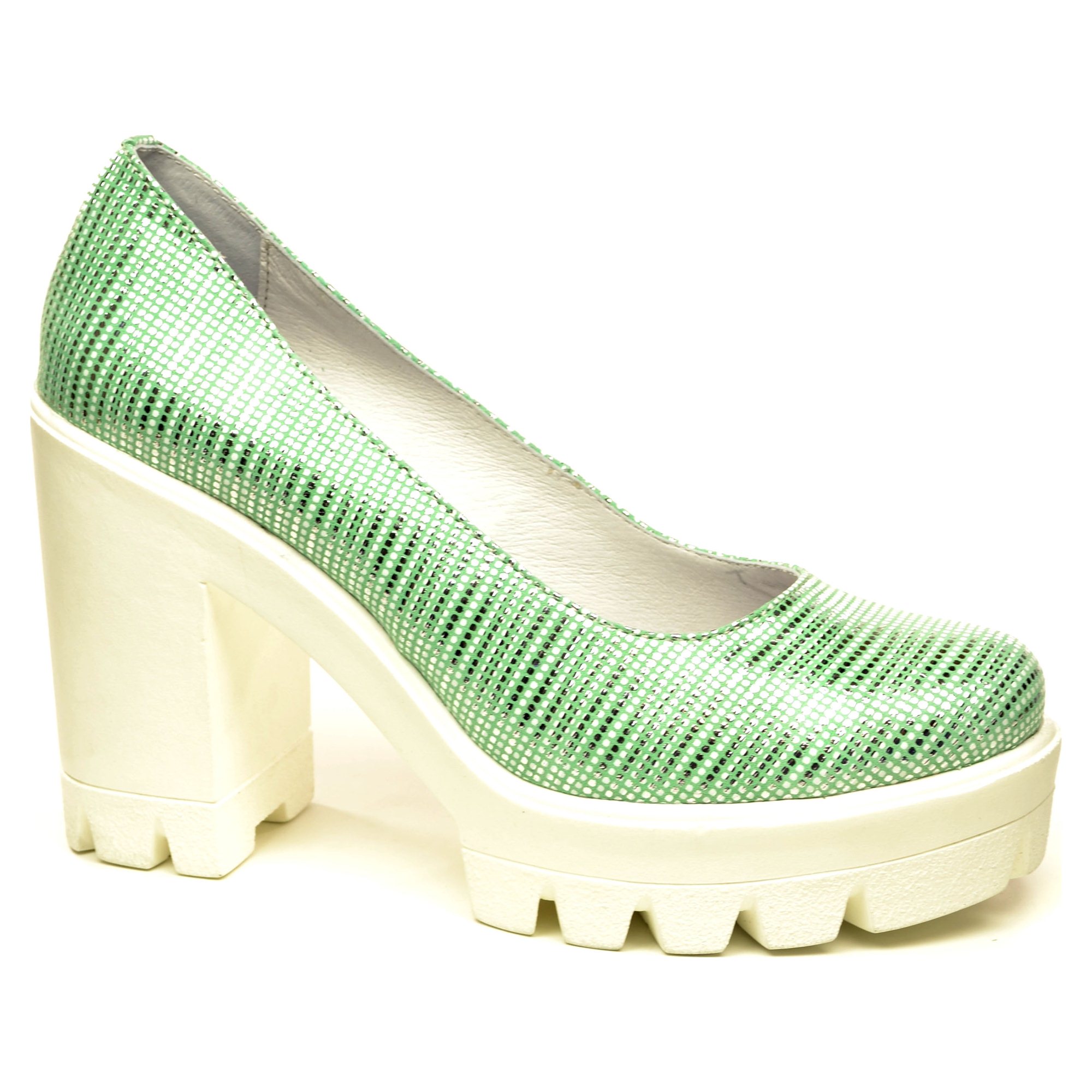 

Туфли Selesta 04156-40 Салатово-белый