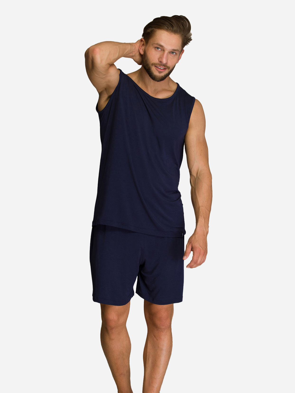 

Пижама Key MNS 001 A21 XXL Темно-синяя