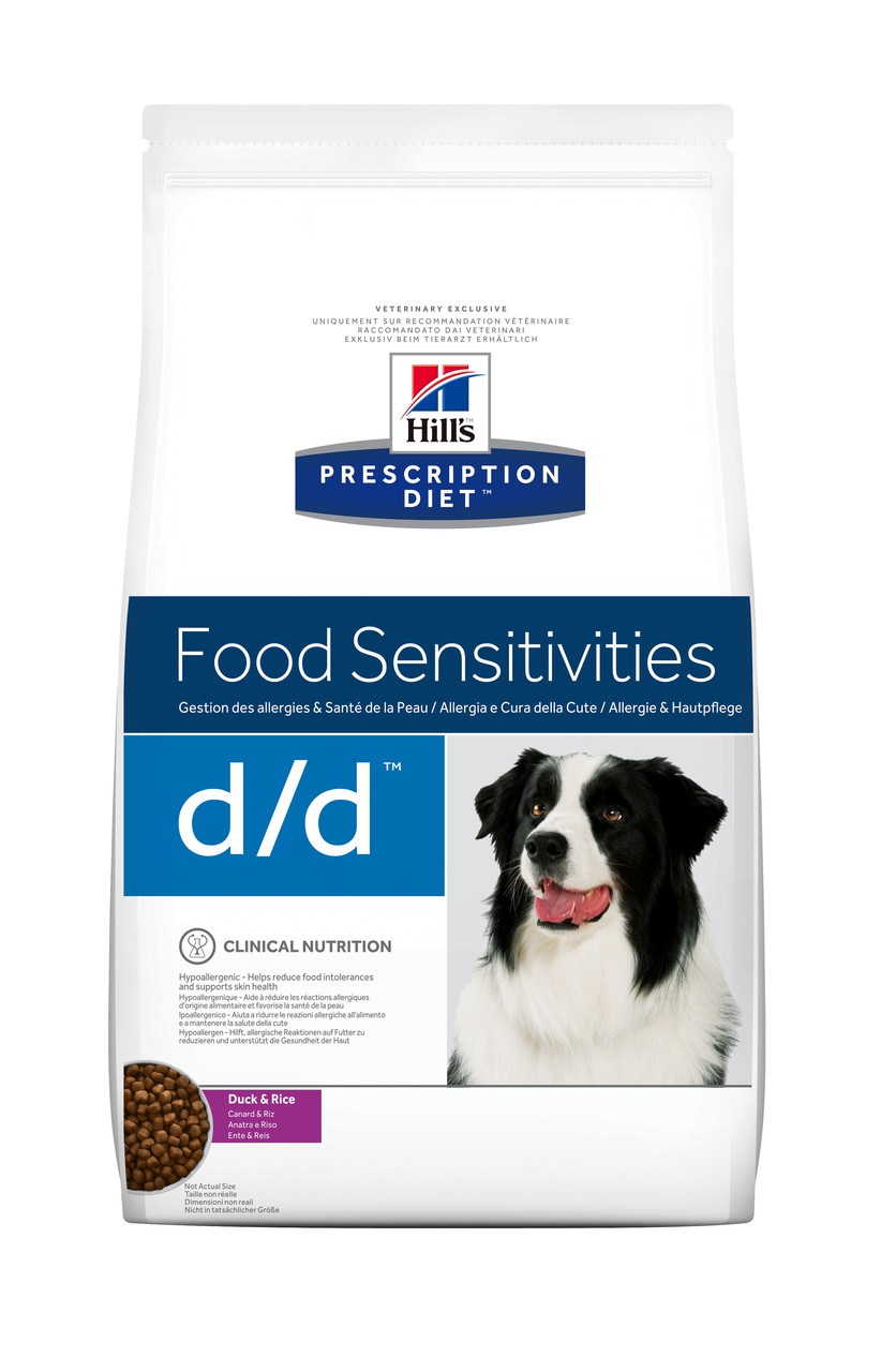 

Сухой корм Hill's PD d/d Food Sensitive для собак при пищевой аллергиис уткой и рисом, 2 кг