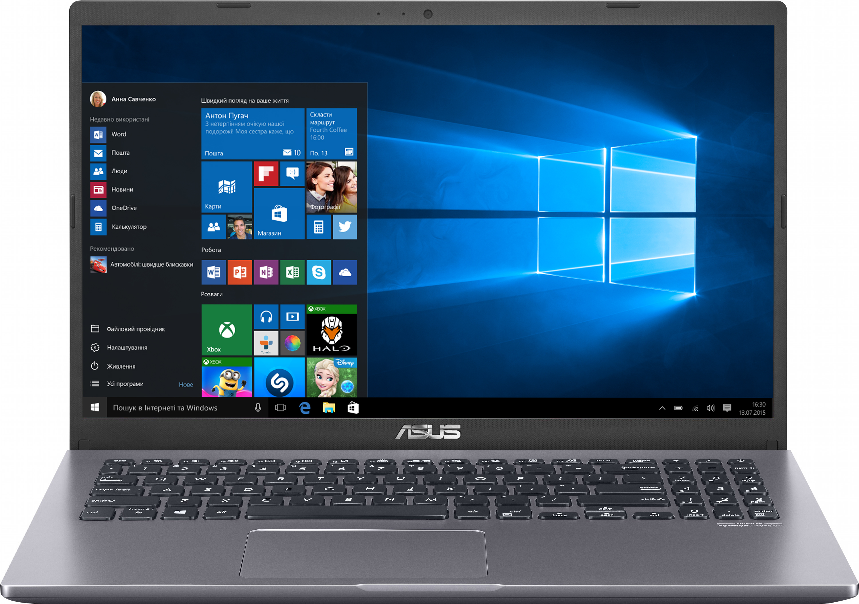

Ноутбук Asus Laptop X545FA-BQ179RA (90NB0NN2-M03330) Slate Grey
