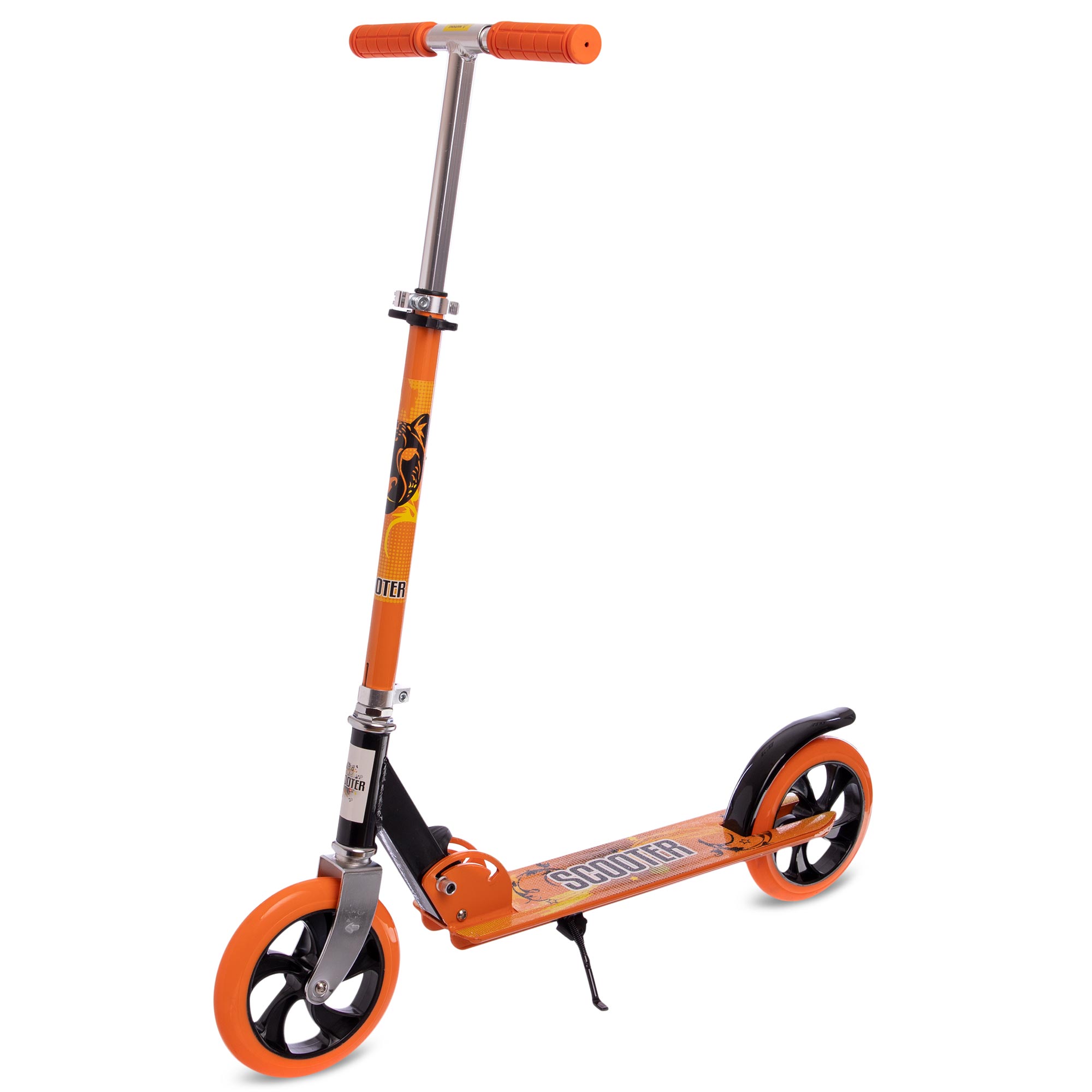 

Самокат для детей SCOOTER (возраст 5+) оранжевый DG-109-B