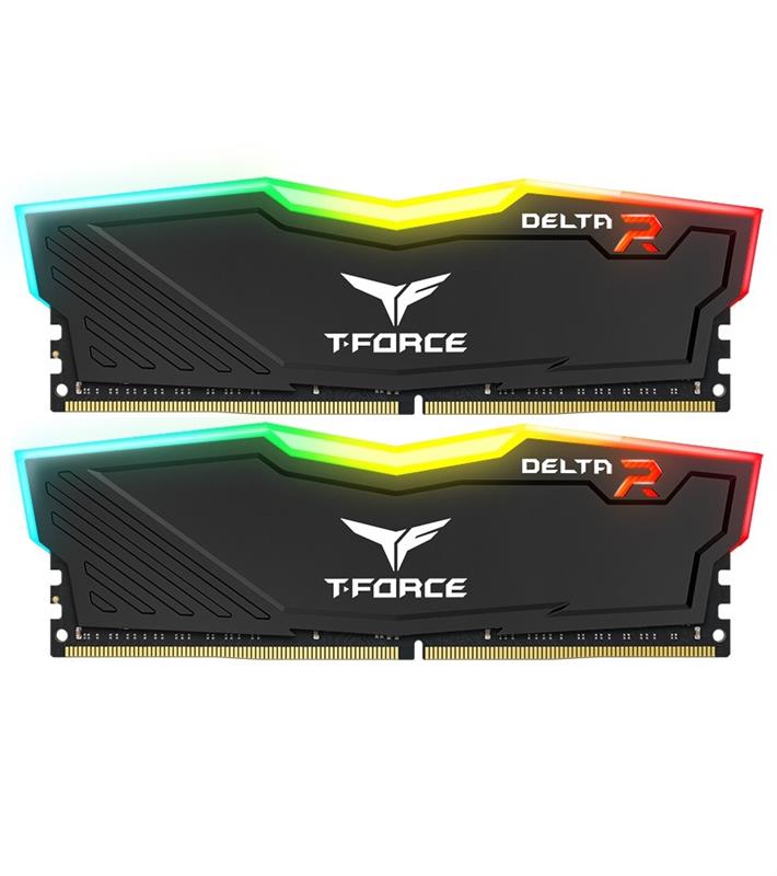 

DDR4 2x16GB/2400 Team T-Force Delta Black RGB (TF3D432G2400HC15BDC01)