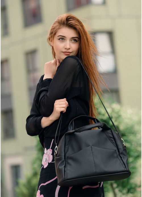 

Женская спортивная cумка Sambag Vogue ZT черная