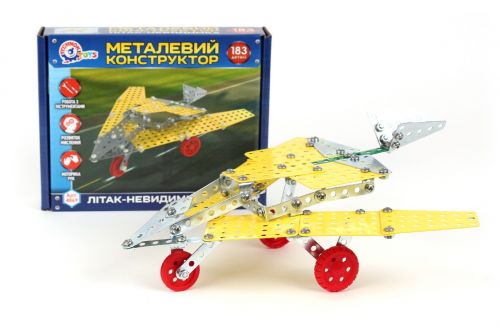 

Конструктор металлический "Самолет-невидимка" Технок. 36451