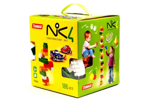

Пластиковый конструктор "NIK4", 186 дет Юника. 36646