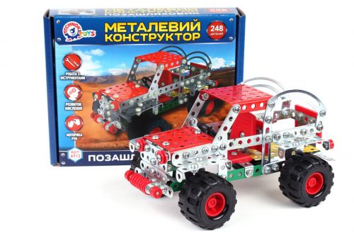 

Конструктор металлический "Внедорожник", 248 дет Технок. 36439