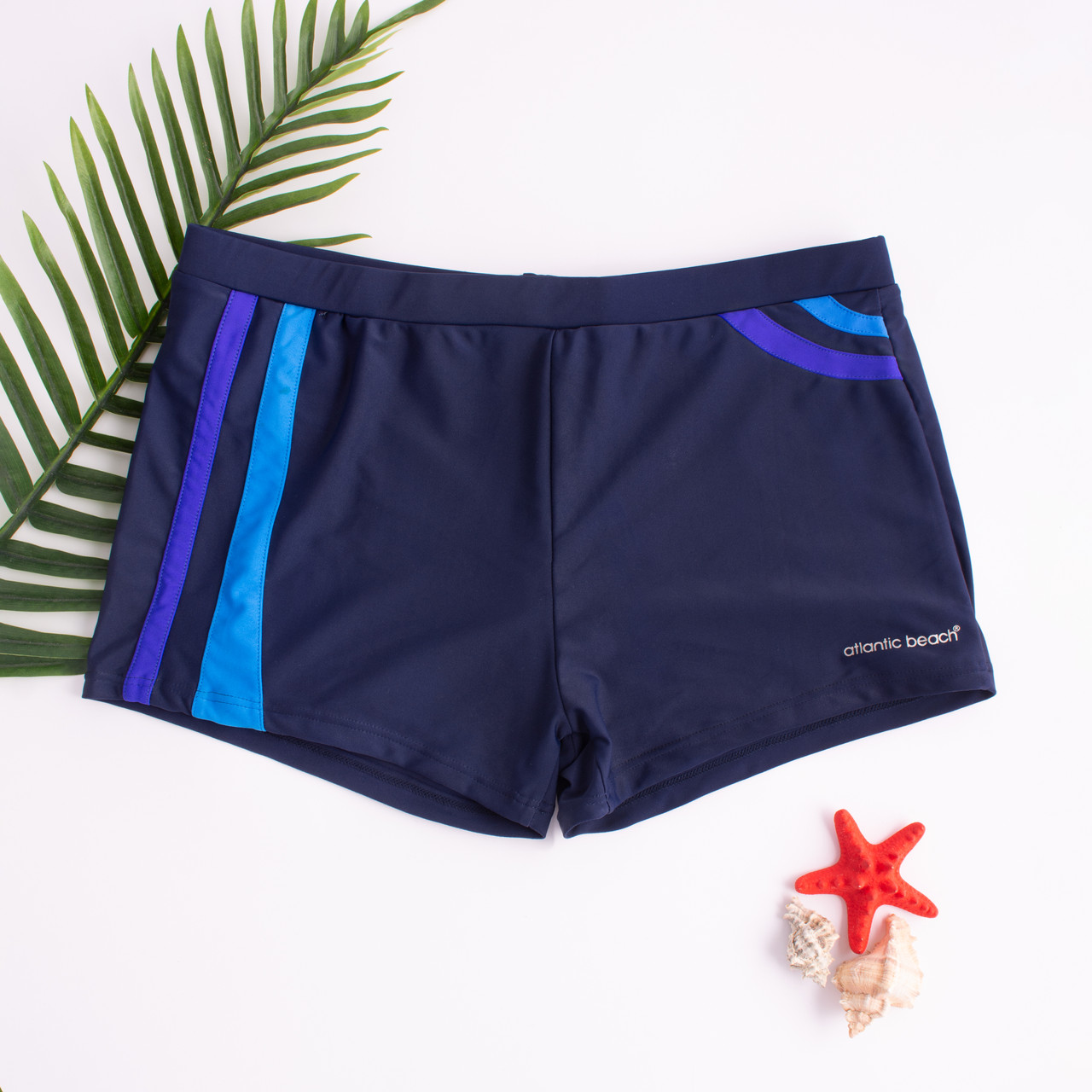 

Мужские плавки шорты Темно-Синий/Голубой 50 Atlantic Beach 79131 (3395)