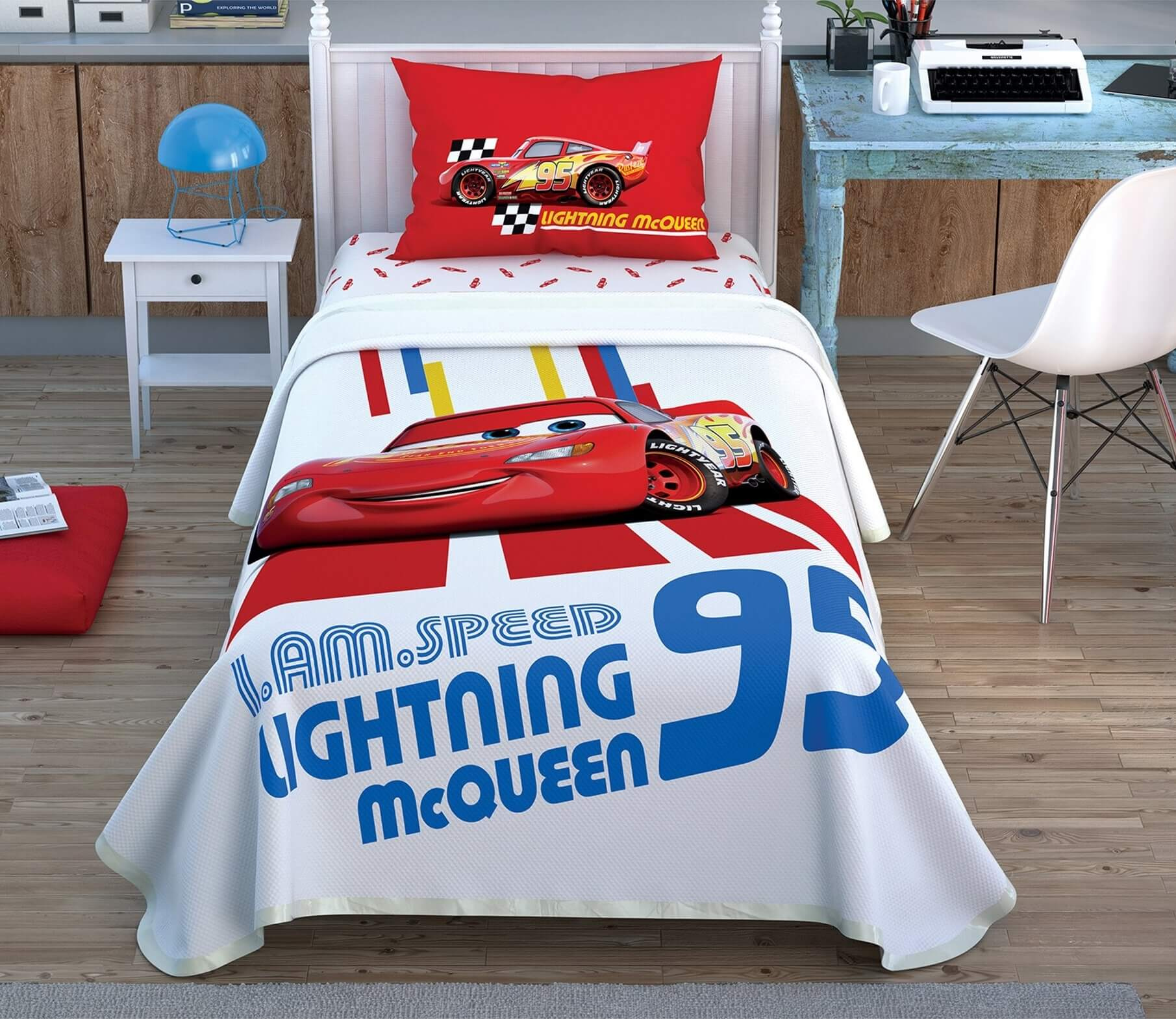 

Комплект постельного белья с пике Tac Disney Cars Racing Hero
