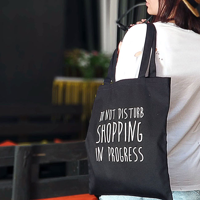 

Эко сумка Presentville Market Shopping in progress хлопок (27586)