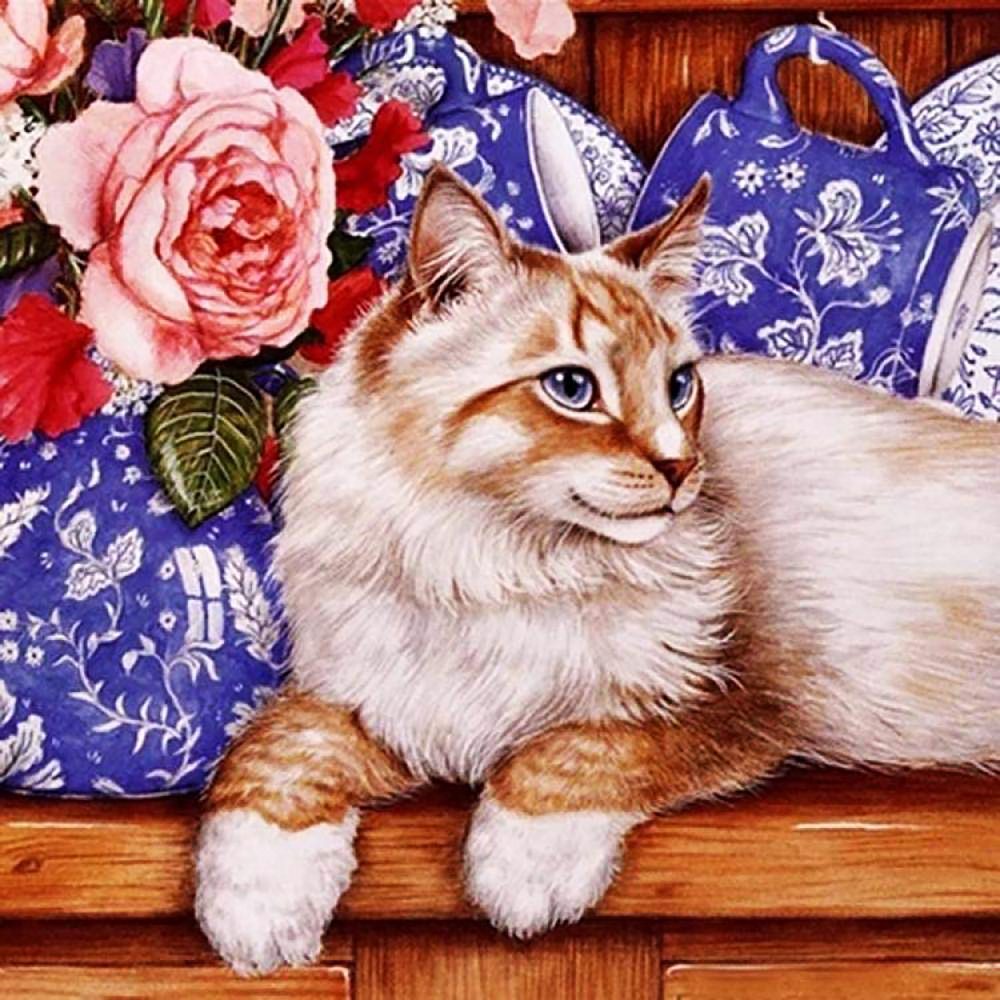 

Набор алмазной вышивки "Любимая кошечка"