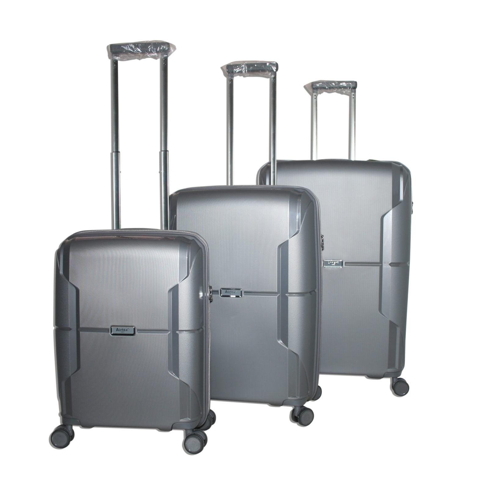 

Чемоданы Airtex 245 набор 3 шт графит (500108)