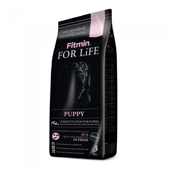 

Сухой корм для щенков, беременных и кормящих собак всех пород Fitmin For Life Puppy all breeds 3 кг