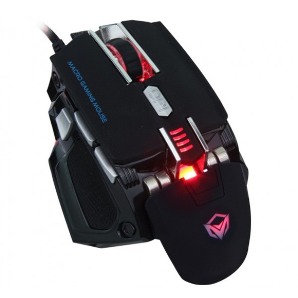 

Мышь проводная игровая MEETION Backlit Gaming Mouse RGB MT-M975, черная