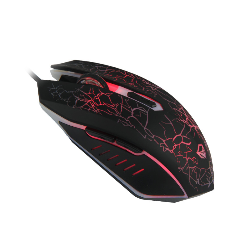 

Мышь проводная игровая MEETION Backlit Gaming Mouse RGB MT-M930, черный