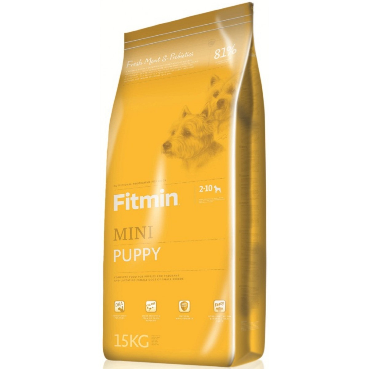 

Сухой корм для щенков мелких пород Fitmin Dog Mini Puppy 15 кг