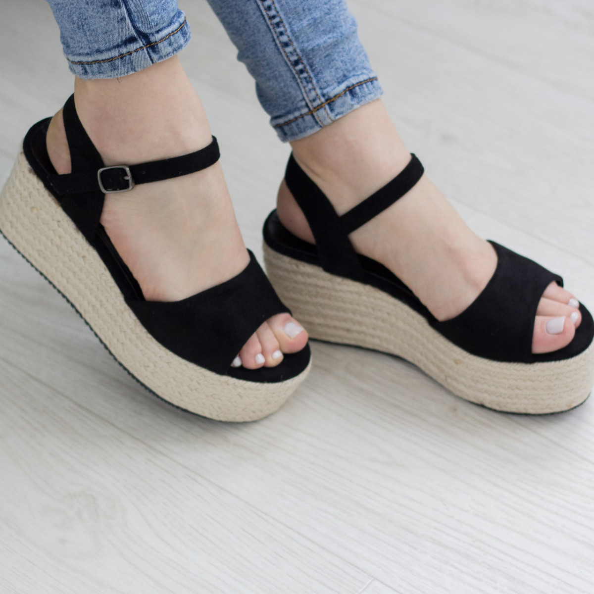 

Женские босоножки Shoes Usako 2679 38 размер 24.5 см Черный
