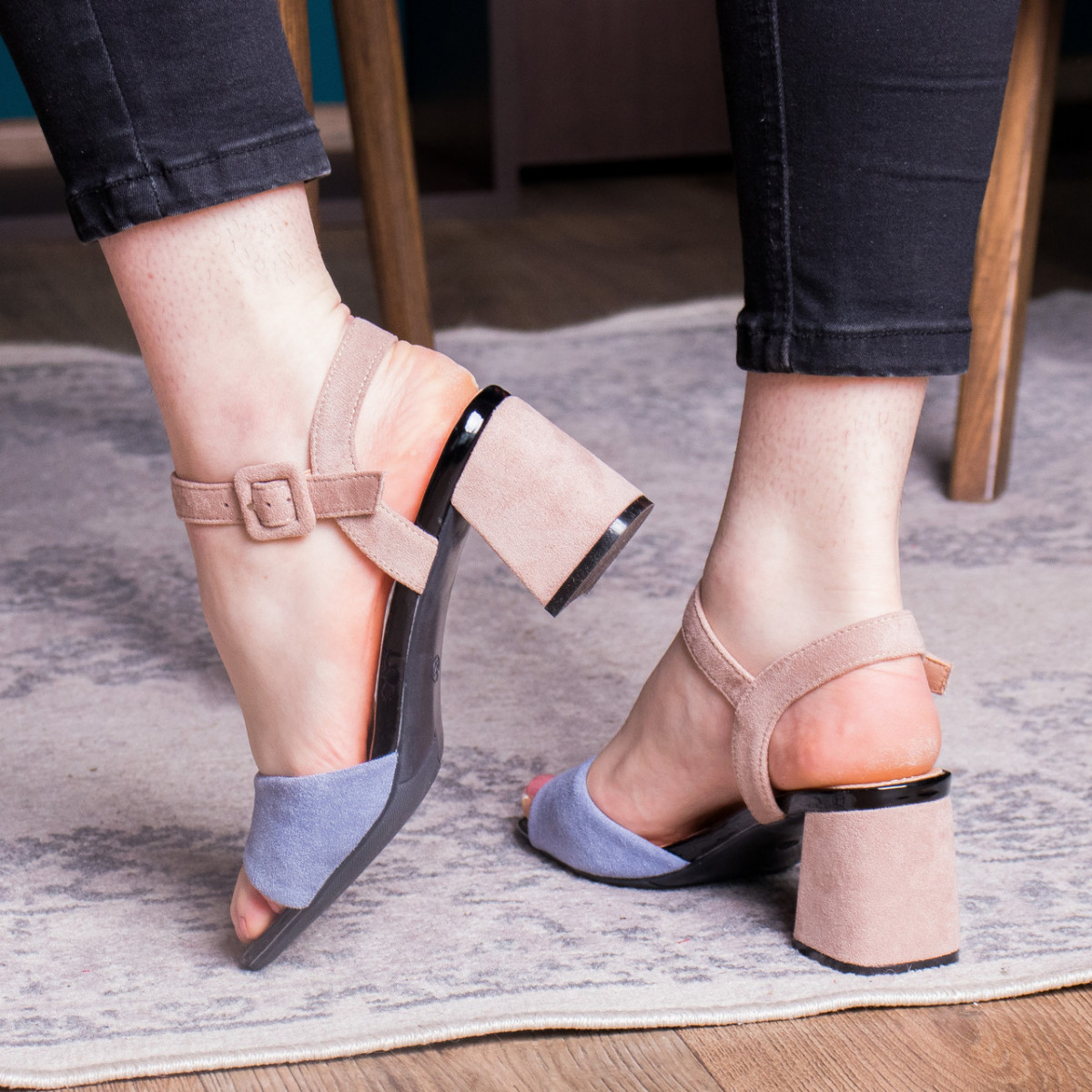 

Женские босоножки Shoes Kadi 2712 36 размер 23.5 см Голубой