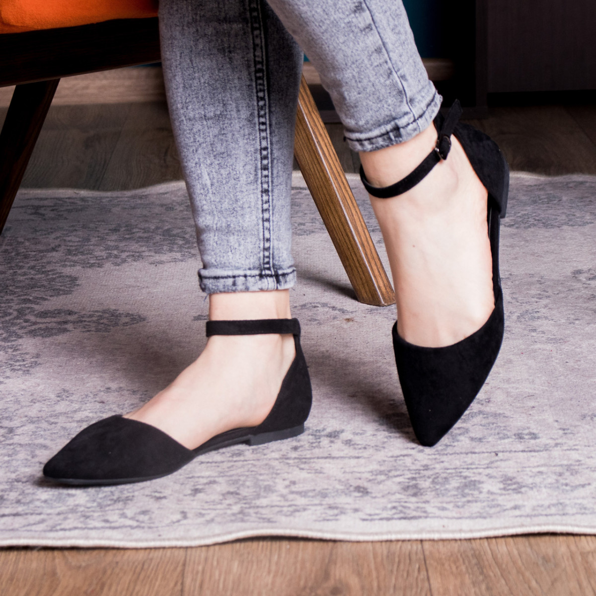 

Туфли женские Shoes Gabbie 2807 36 размер 23.5 см Черный