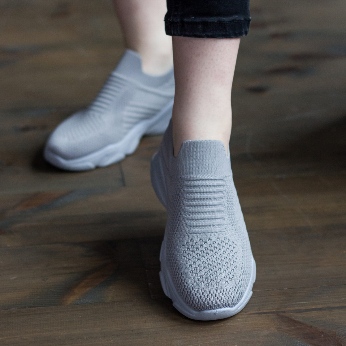 

Кроссовки женские Shoes Ukka 2683 37 размер 24 см Серый