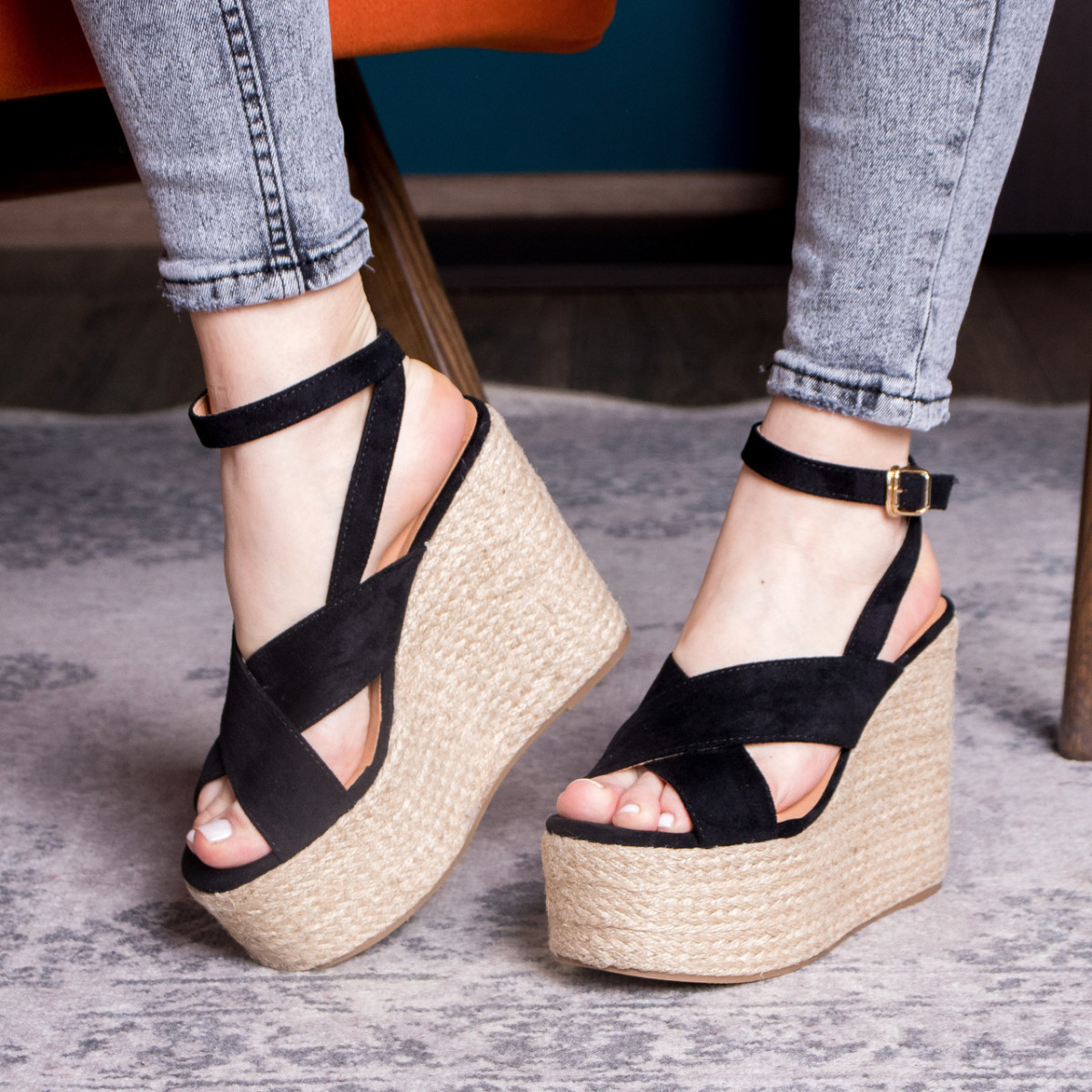 

Женские босоножки Shoes Abbykitty 2726 38 размер 24.5 см Черный
