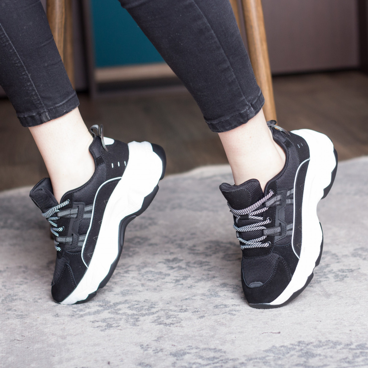 

Кроссовки женские Shoes Westie 2675 38 размер 24 см Черный