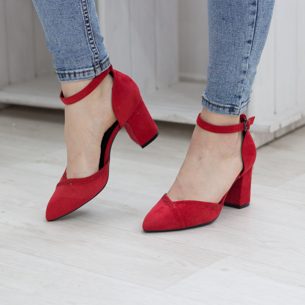 

Туфли женские Shoes Fabu 2796 39 размер 25 см Красный