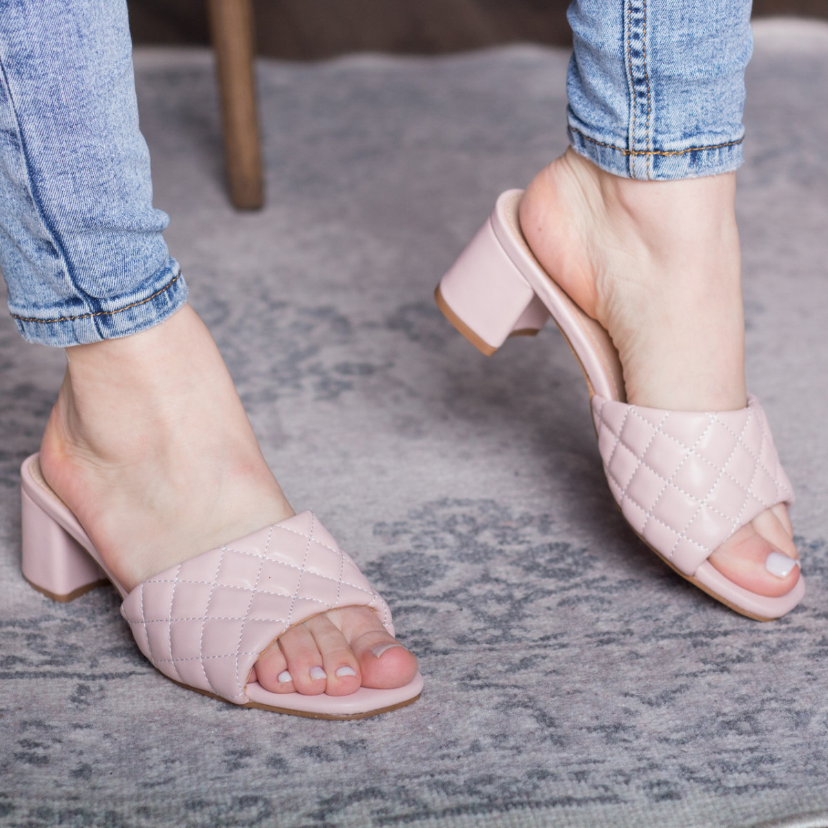 

Мюли женские Shoes Kaaisa 2831 40 размер 25.5 см Розовый