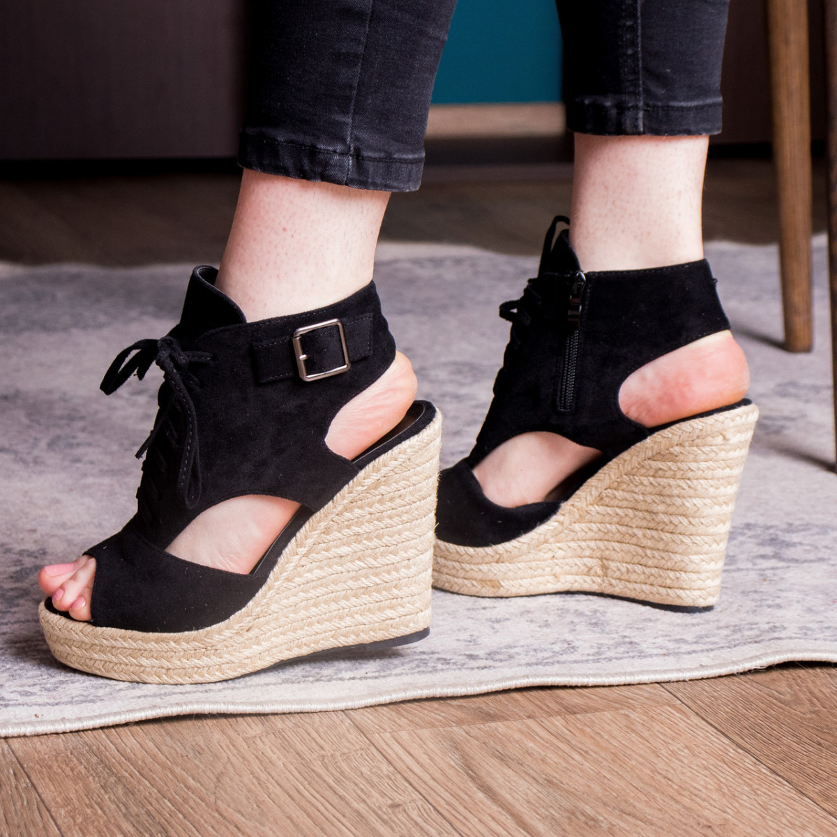 

Женские босоножки Shoes Iberio 2821 37 размер 23.5 см Черный