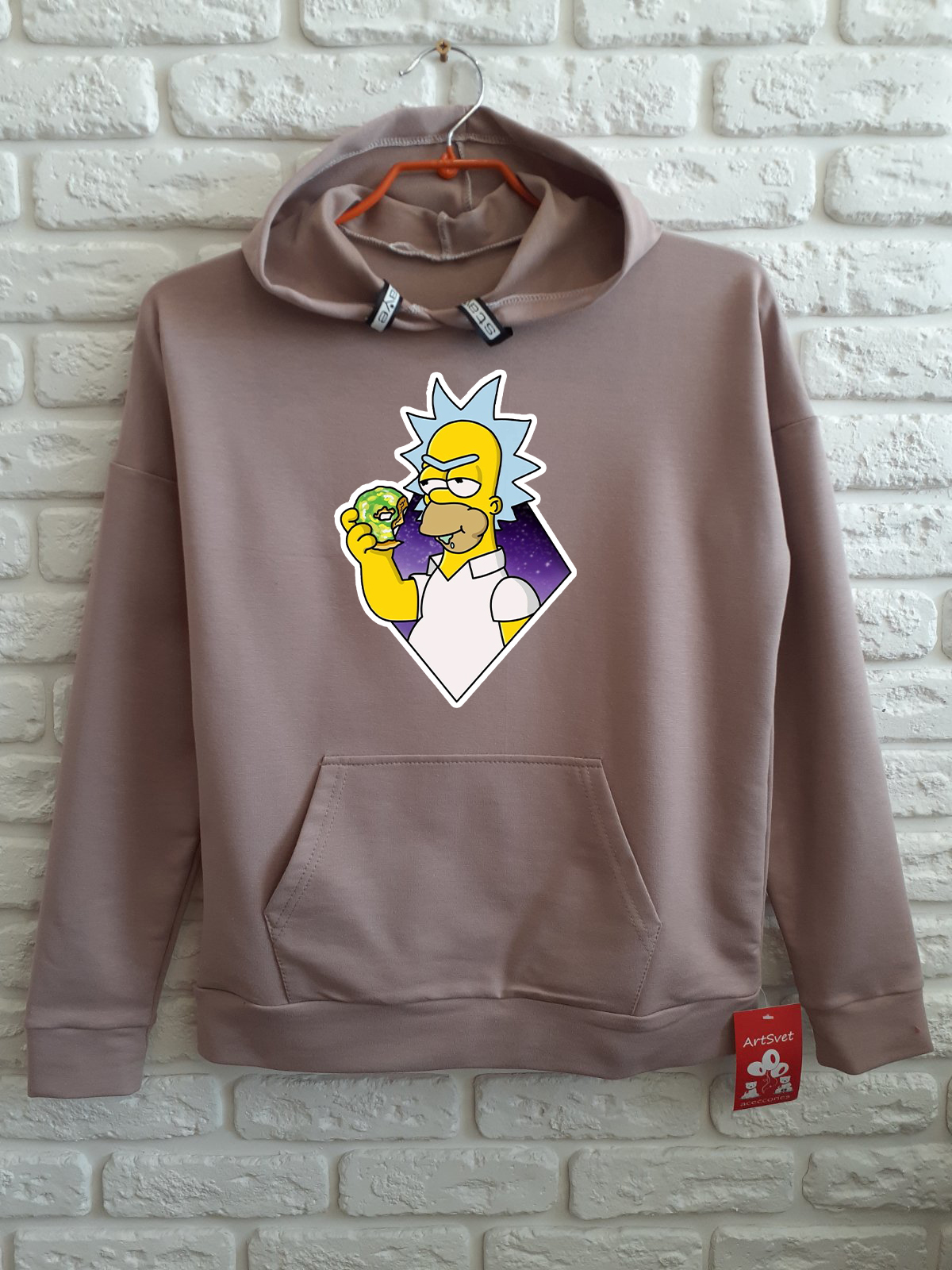 

Худи для мальчиков ArtSvet Рик и Морти (Rick and Morty) Бежевый 140 см MNWR1MKF