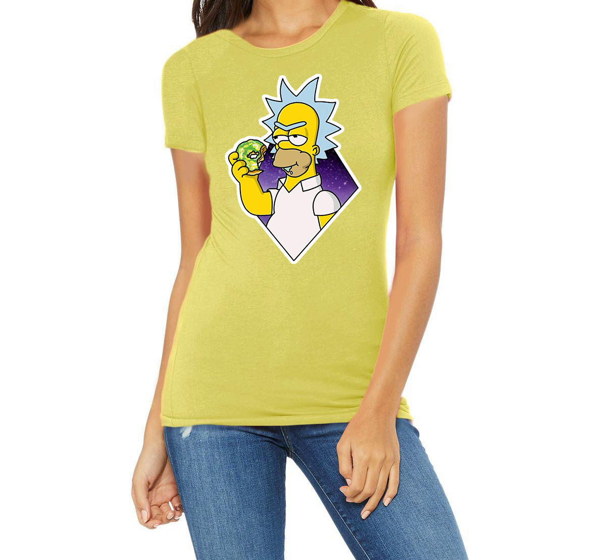 

Футболка для девочки ArtSvet Рик и Морти (Rick and Morty) Желтый 140 рост NDWDFR1MZH