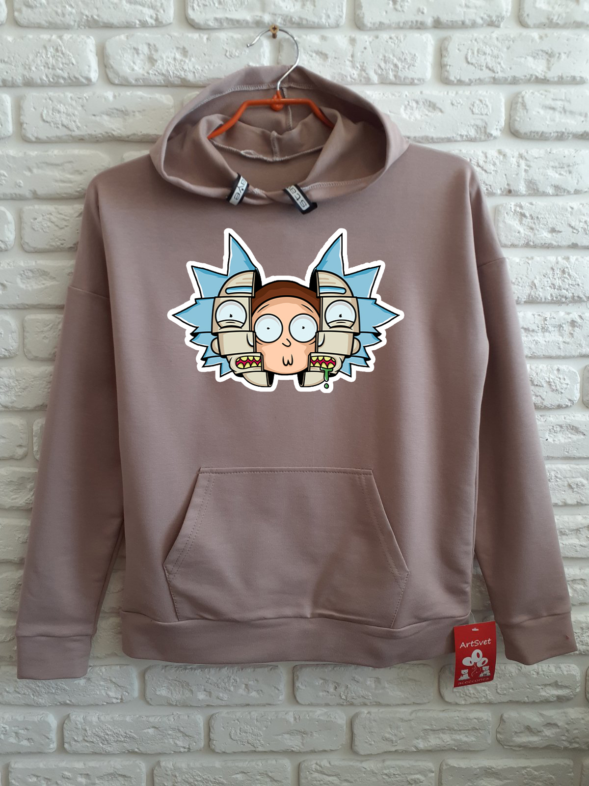 

Худи для мальчиков ArtSvet Рик и Морти (Rick and Morty) Бежевый 152 см MNWRMKF
