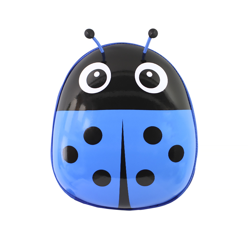 

Детский рюкзак с твердым корпусом Lesko 229 Ladybug Blue дошкольный