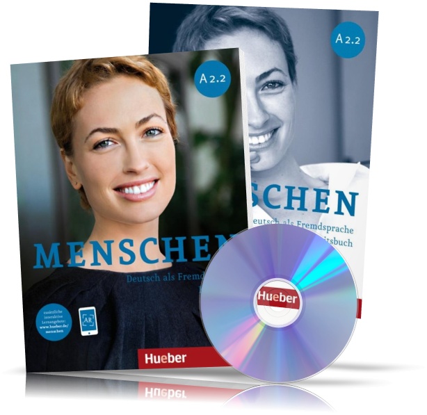 

Menschen A2.2, Kursbuch + Arbeitsbuch / Учебник + Тетрадь (комплект с дисками) немецкого языка