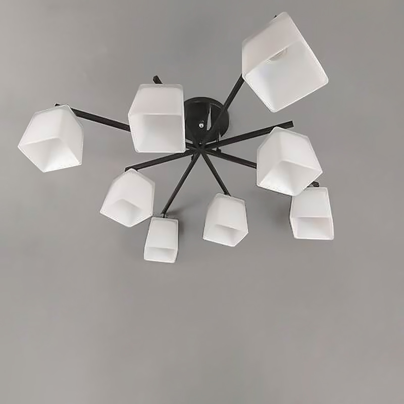 

Люстра стельова Light House NM-15745/8 чорна