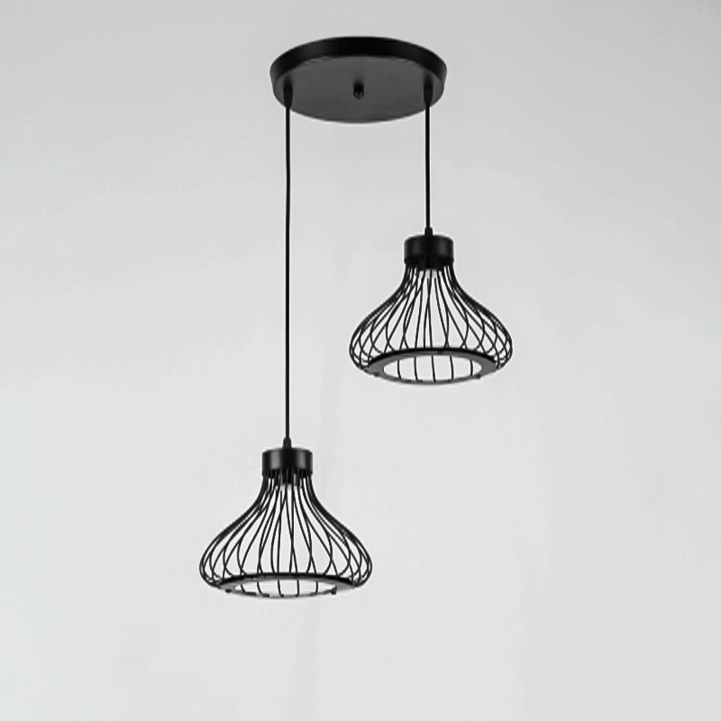

Люстра підвісна Light House NM-15752/2 BK+BK чорна