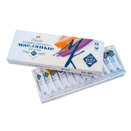 

Краски масляные ЗХК МАСТЕР-КЛАСС набор 12цв.x18мл (350812)