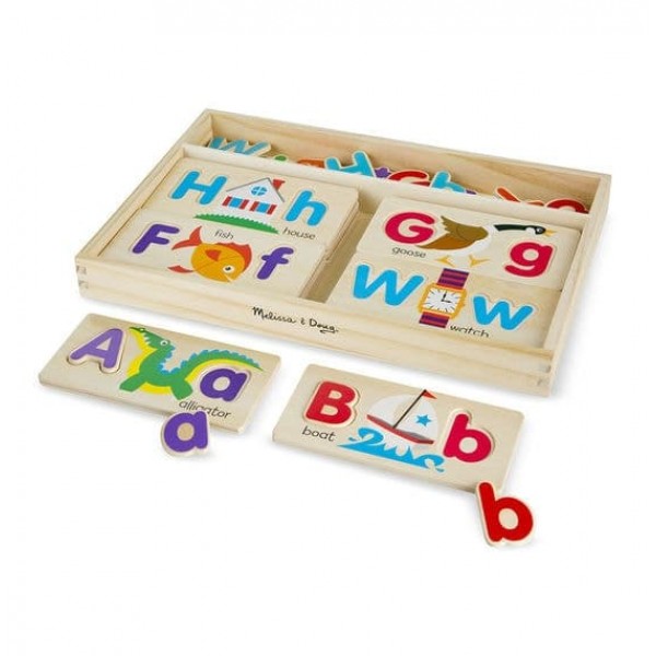 

Деревянные пазлы-доски Алфавит Melissa & Doug