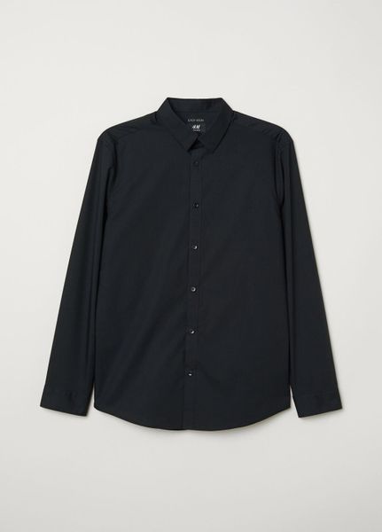 

Рубашка H&M XS Черная (1099-439)