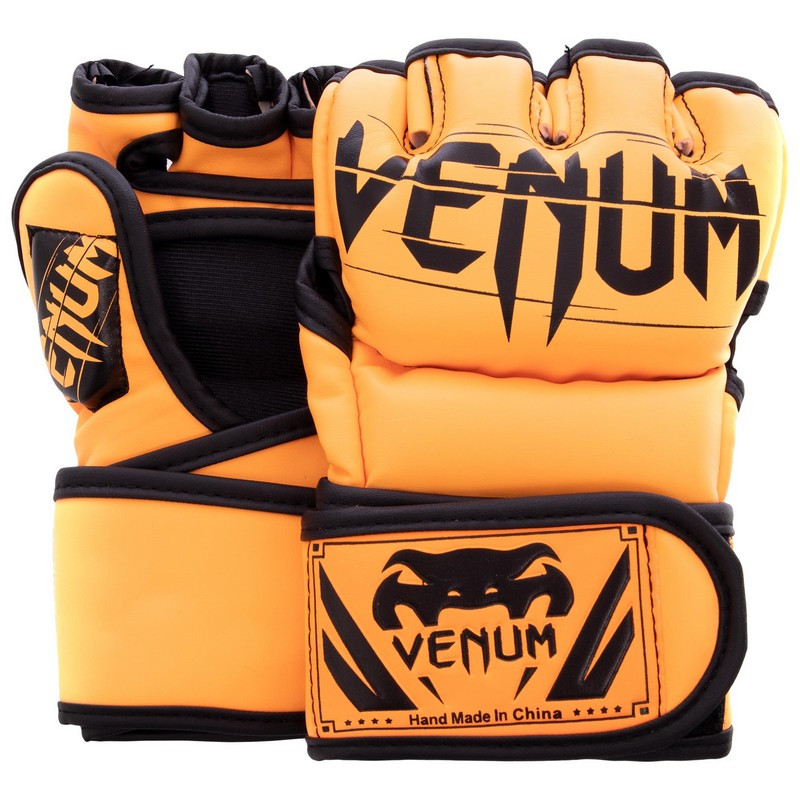 

Перчатки для смешанных единоборств Venum 5699 размер S Orange-Black