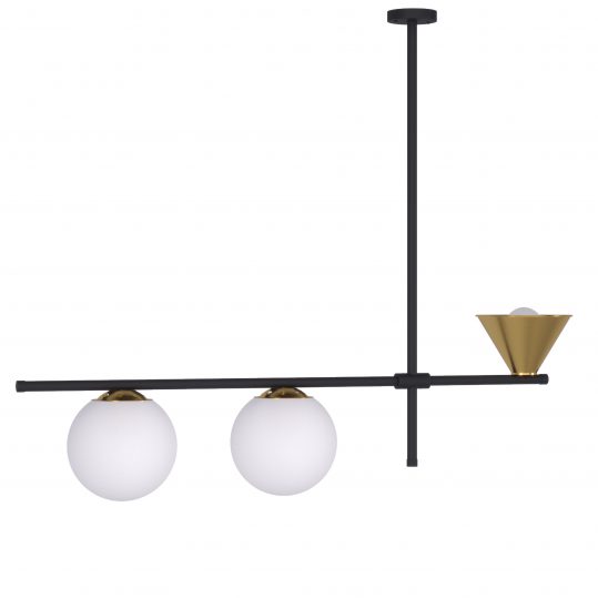 

Люстра Pikart Constructio 2 Black/gold, арт. 14358.2 (14358-2 - 282646)