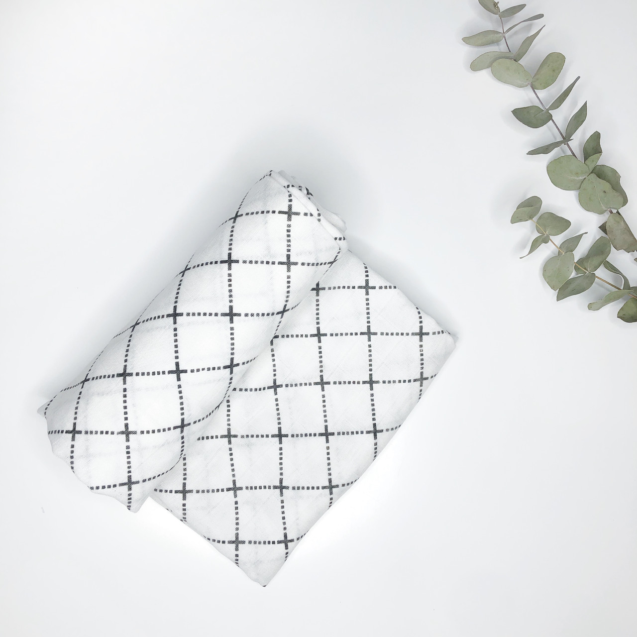

Пеленка муслиновая My blanket 2 слоя бамбуковый муслин 120х120 см ромбики