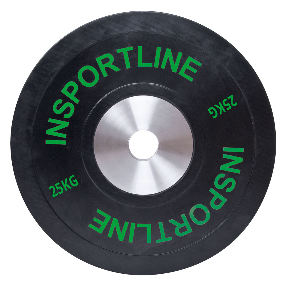 

Гумова вагова пластина inSPORTline Bumper Plate 25 kg