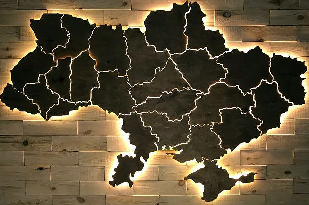 

Набор алмазной вышивки мозаики "Карта Украины"