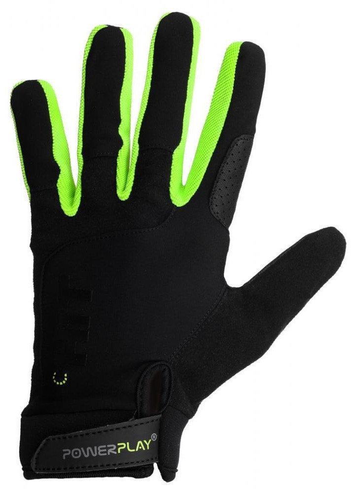 

Велоперчатки PowerPlay Hit Full Finger Black L