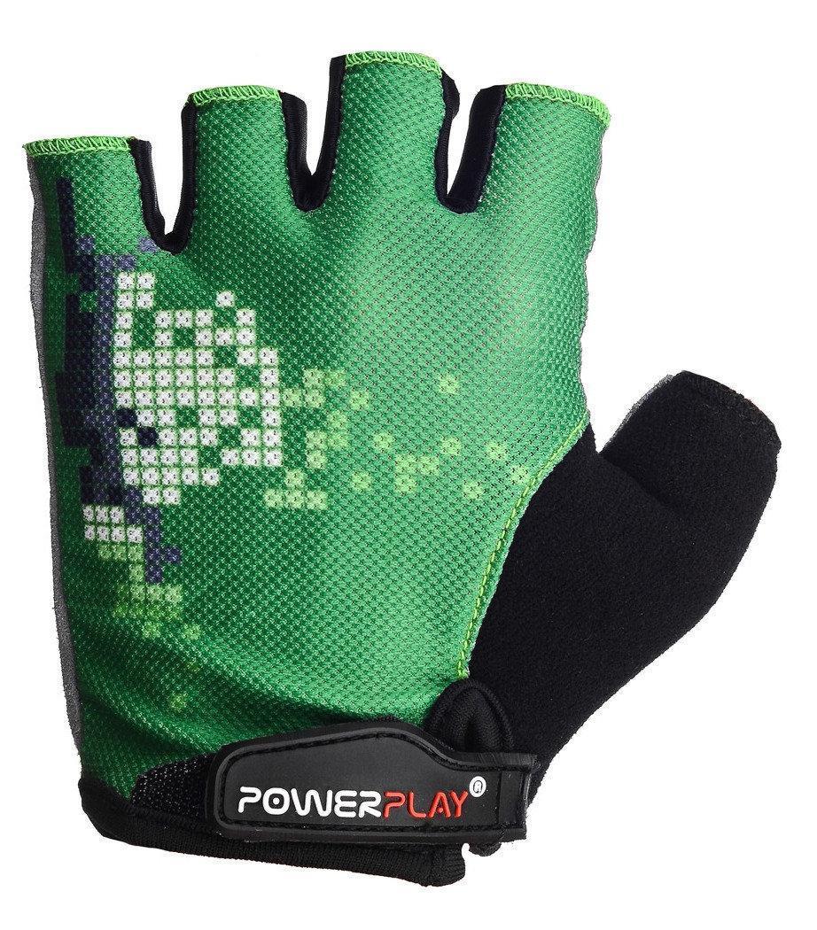

Велоперчатки PowerPlay 002C L Green-black