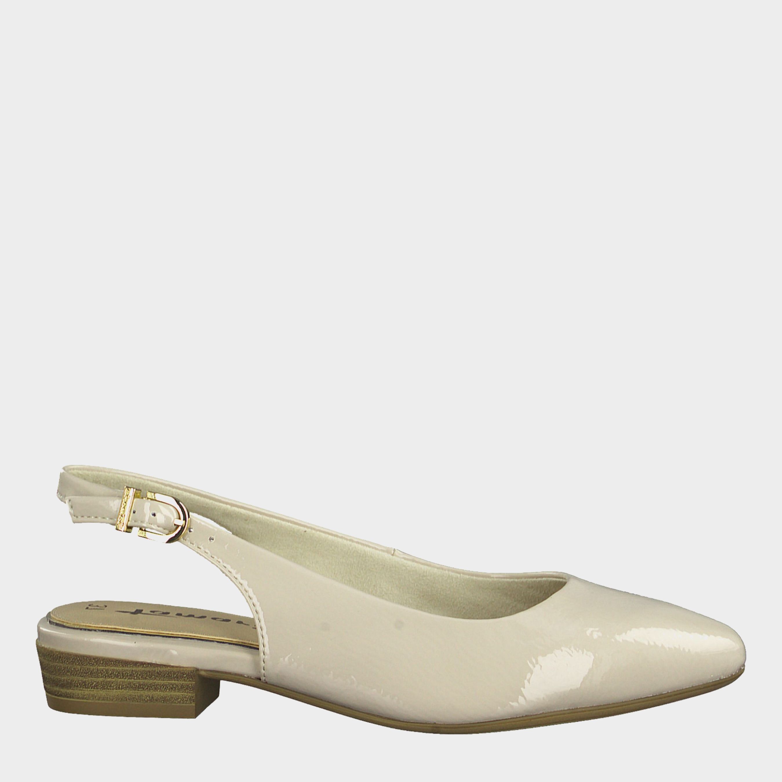 

Туфли Tamaris 1-1-29402-26 432 IVORY PATENT 38 25 см Бежевые